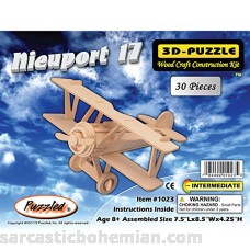 Puzzled Nieuport 17 Wooden 3D Puzzle Construction Kit B000QU55G8